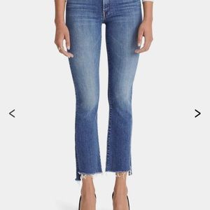 MOTHER denim
Insider Crop Step Fray Wild Game Jeans Size 27